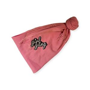 Girl Gang distressed Top Knot- Big baby/Toddler